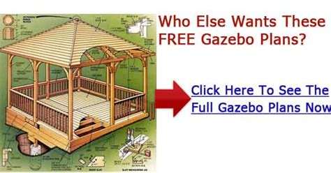 Gazebo Construction Plans The Best Gazebo Blueprints Online