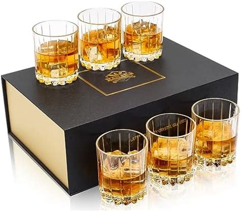 Kanars Bleifrei Kristall Whisky Gl Ser Mit Luxusbox Ml Whiskey