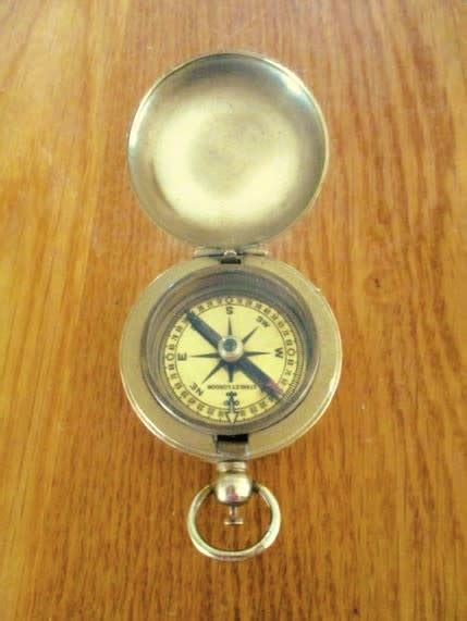 Compasses Vintage Stanley London Brass Pocket Compass Great Condition Was Sold For 34900