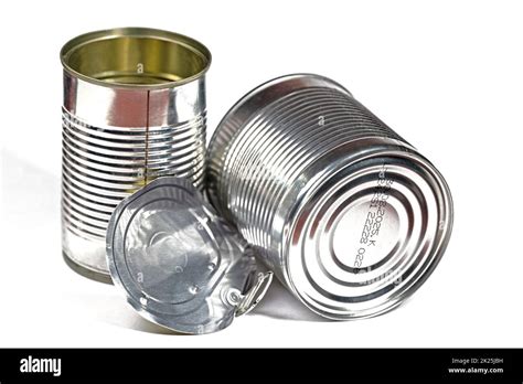 Old Tin Cans For Recycling Stock Photo Alamy