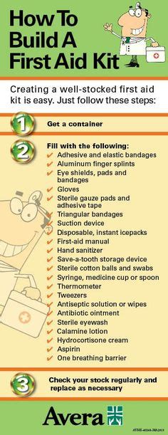 First Aid Kit Essentials An Infographic Prepared By The Red Cross Do You Have Them All In Our