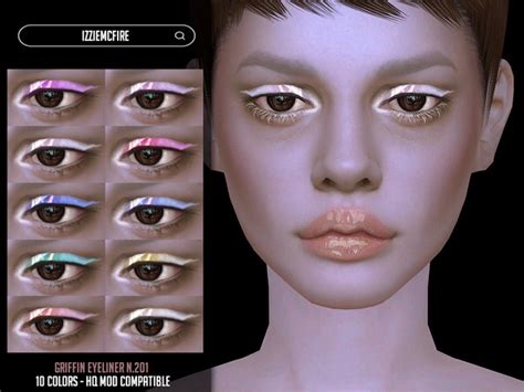 The Sims Resource IMF Griffin Eyeliner N 201