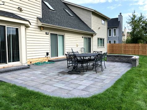 This Belgard Paver Patio Was Custom Designed And Built By Buffalo Grove