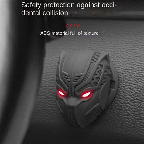 Black Panther Car One Click Start Protection Cover Decorative Sticker