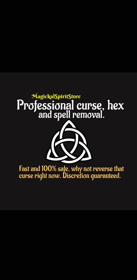 Professional Curse Hex And Spell Removal Fast And Safe Etsy