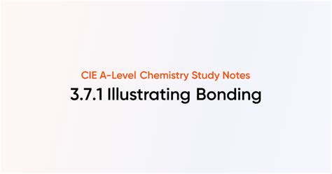 Illustrating Bonding (3.7.1) | CIE A-Level Chemistry Notes | TutorChase