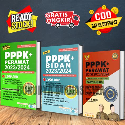 Original Buku Pppk Perawat Buku Pppk Bidan Skb