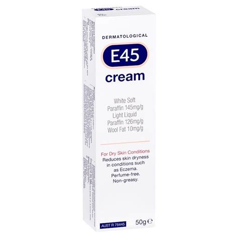 E45 Dermatological Cream For Dry Skin Conditions 50g Buy Online In