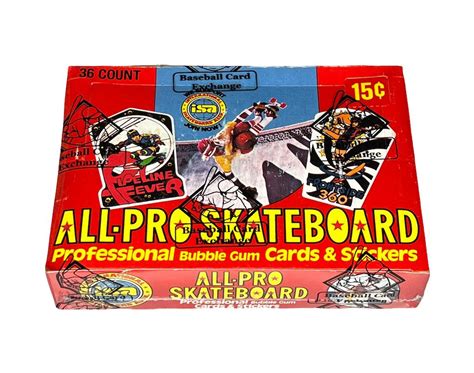 Donruss All Pro Skateboard Wax Box Bbce Jackpot Sport Cards