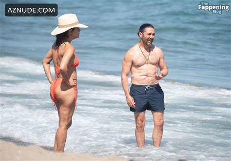 Eva Longoria Sexy Spotted Showing Off Her Hot Body Wearing A Sizzling Orange Bikini At Marbella