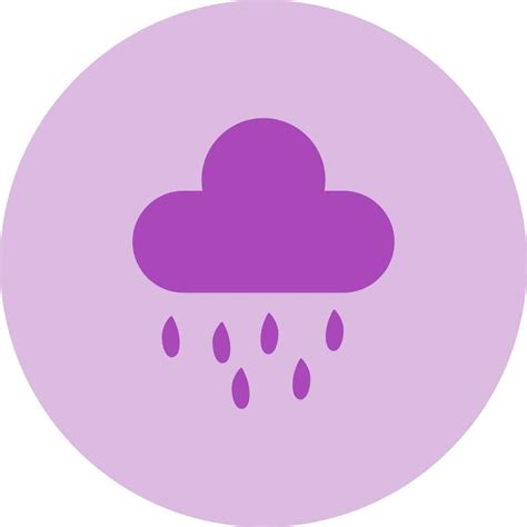 Rain Cloud Vector Icon 23711046 Vector Art at Vecteezy