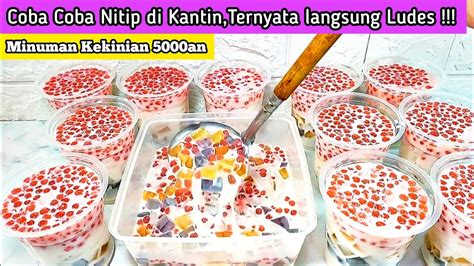 BARU NITIP DI KANTIN LANGSUNG DI SERBU IDE JUALAN MINUMAN KEKINIAN