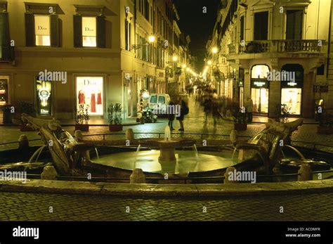 Geography Travel Italy Rome Fountains Fontana Della Barcaccia