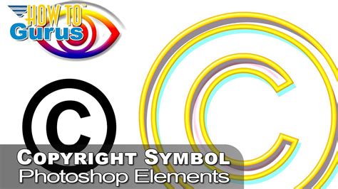 How You Can Type a Copyright Symbol and Watermark in Photoshop Elements ...