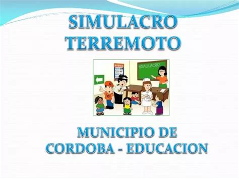 Ppt Simulacro Terremoto Powerpoint Presentation Free Download Id