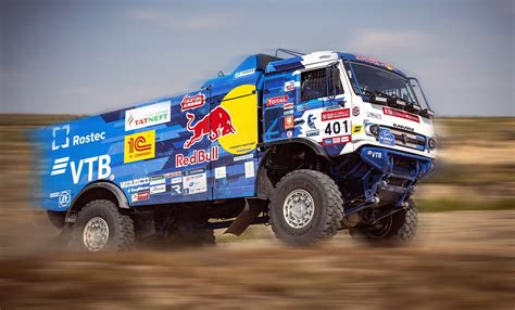 Vehicle Rally Racing Kamaz Truck Dakar Rally Desert HD Wallpaper