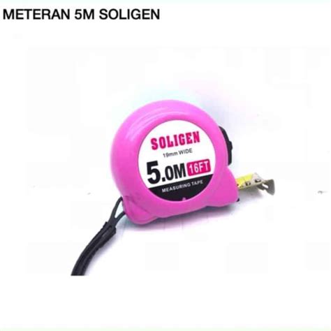 Jual METERAN SOLIGEN 5M METERAN BANGUNAN 5 METER METERAN ROLL