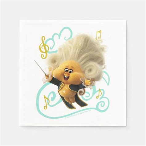 Trolls World Tour | Conductor Trollzart Napkins | Zazzle | Craft party, Troll dolls, Paper party ...