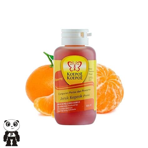 Jual Koepoe Koepoe Pasta Perisa Jeruk Keprok Mandarin Orange 60ml Di