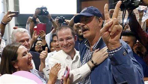 Ricardo Los Mexicanos Estamos Contigo” Vicente Fox Da Su Respaldo A Anaya Y Lo Tunden En