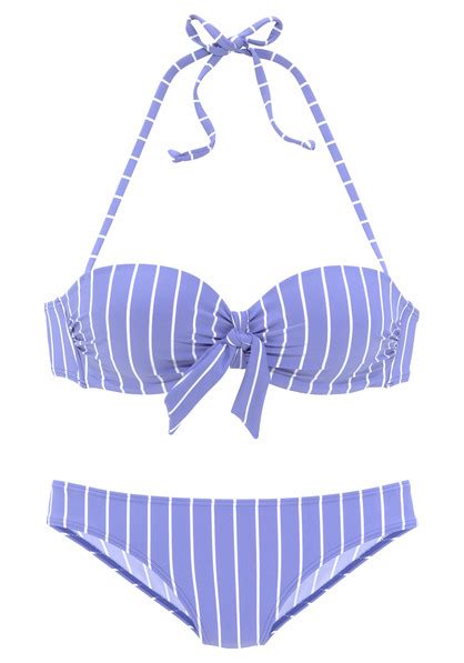 Vivance B Gel Bandeau Bikini Suru Blau Creme Cup C
