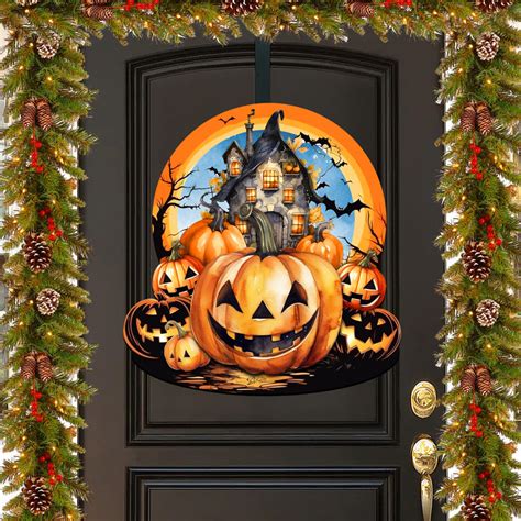 The Holiday Aisle® Bayard Wooden Haunted House Wall Décor Wayfair