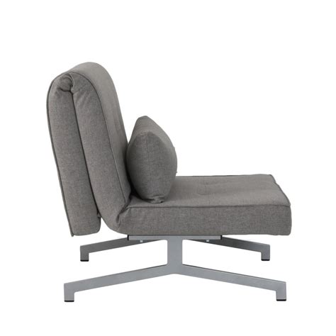 Fauteuil Convertible BZ 1 Place Marco Couleur Gris Perle DRAWER