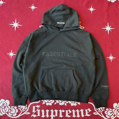 Essentials Fear Of God Essentials Pullover Hoodie Applique Logo Size M Grailed