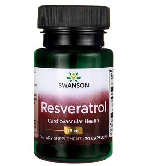 Swanson Resveratrol 50 Mg 30 Kaps