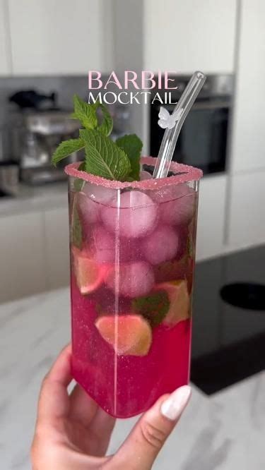 Barbie Inspired Mocktail Drink Recipes Nonalcoholic Yummy Alcoholic