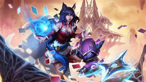 Ahri Kennen Lor Legends Of Runeterra Game 4k HD Wallpaper Rare