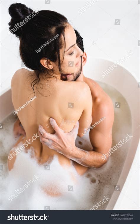 Sensual Naked Woman Taking Bath Muscular Stock Photo 1657771261 Shutterstock