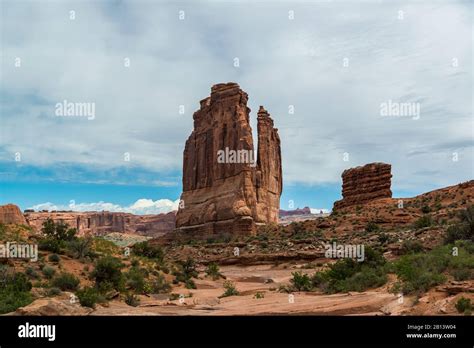 Courthouse Towers Tower Of Babel The Organ Arches National Park Utah