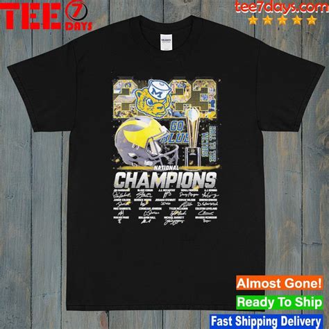 Michigan Wolverines National Champions Hail To The Victors Shirt