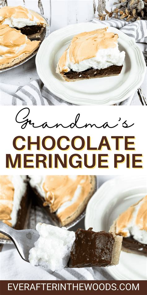 Easy Chocolate Meringue Pie Recipe Grandma S Chocolate Pie Homemade Chocolate Pie Meringue