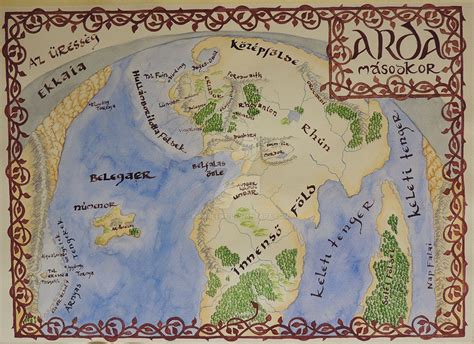 Arda First Age Map