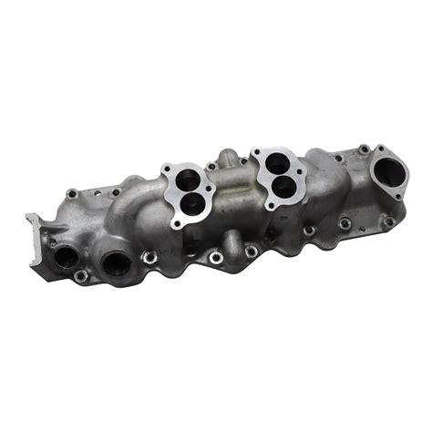 Speedway 1949 53 Ford Flathead V8 Dual Carb Intake Manifold Plai