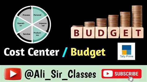 Cost Centre In Tally Prime By Ali Sir Budget In Tally Prime By Ali Sir