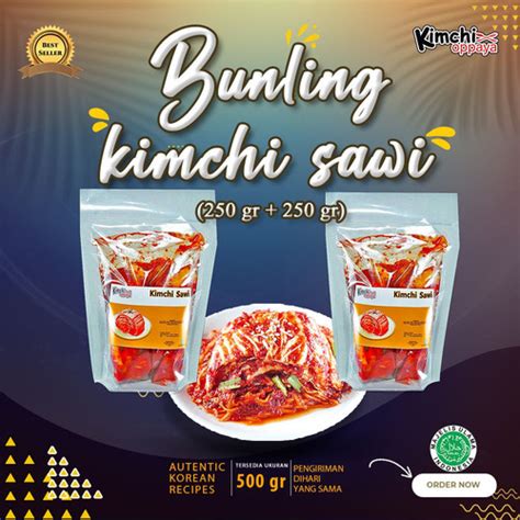 Jual Bundling Pcs Kimchi Sawi Fresh Gr Halal Makanan Korea Asli