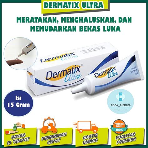 Jual Dermatix Ultra Salep Gel Penghilang Bekas Luka Salep Bekas Luka