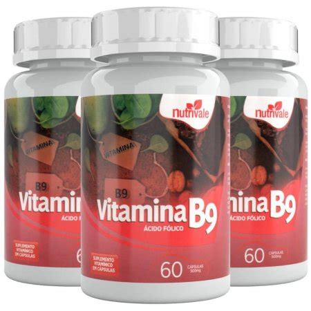 Kit X Vitamina B Cido F Lico C Psulas Nutrivale App Pharma