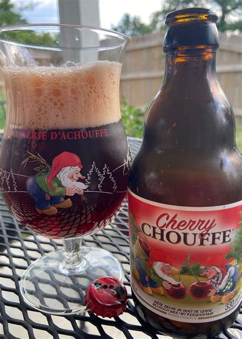 Cherry Chouffe Dings Beer Blog