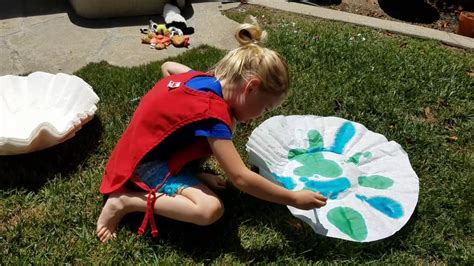 Giant Coffee Filter Art Of The Earth Youtube