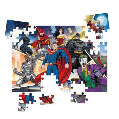 Clementoni 104 Parça Puzzle DC Comics Justice League 2 25722 D R