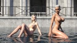 Photoset Clare Freya Skinny Dipping Porn Photo Pics