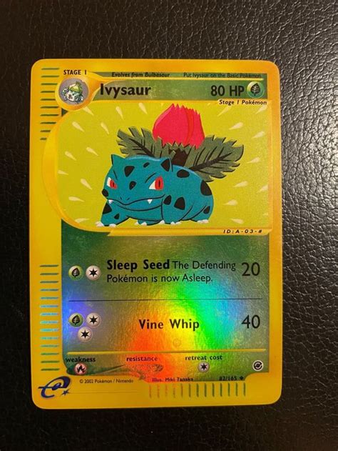 Expedition Ivysaur Rare Reverse 82 165 Ab 1 Kaufen Auf Ricardo