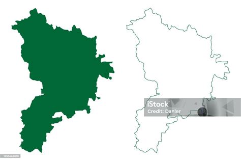 surajpur district map vector illustration scribble sketch surajpur map