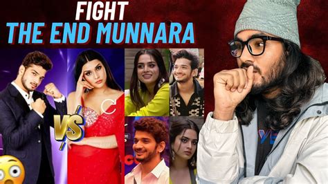 Munawar Faruqui VS Mannara Fight Munawar Ayesha Cute Moments YouTube