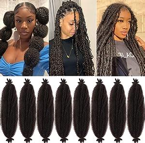 Seimainurs Springy Afro Twist Hair Marley Hair Spring Twist For