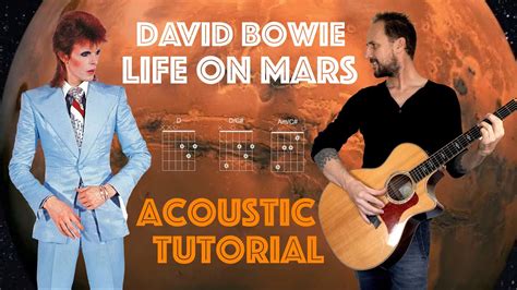 Life On Mars Acoustic Tutorial David Bowie Youtube